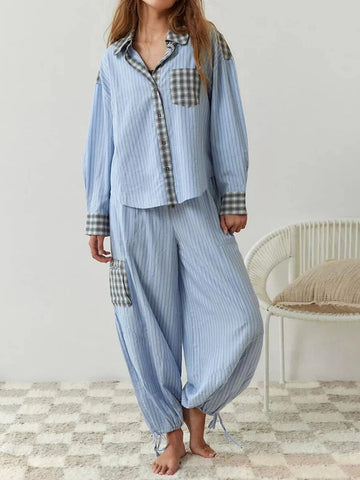 Comfortable and Loose-Fitting Winter Pajama Set for Women | Harriet