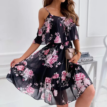 Stylish Floral Summer Dress for Women | Elara